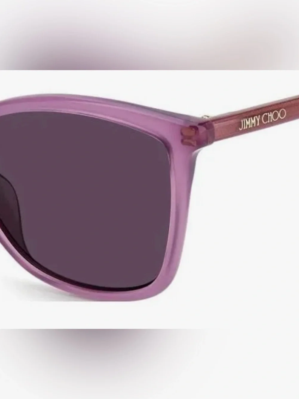 Jimmy Choo Lavender Cat-Eye Sunglasses